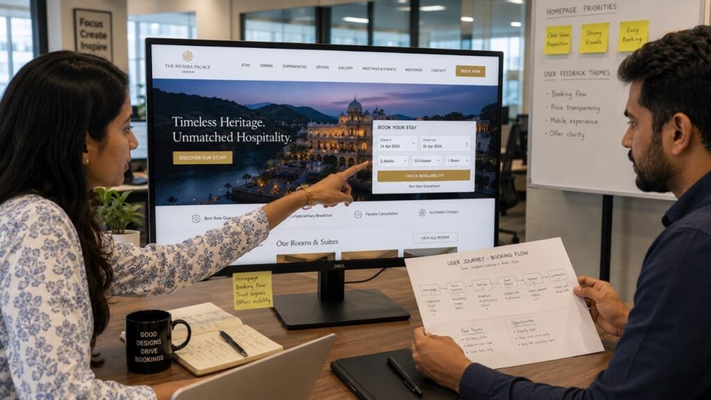 • Hotel website design considerations 2026 best hotel digital marketing agencies India Templatolio